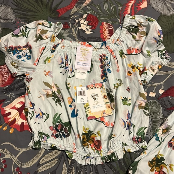 NWT Disney Mary Blair Alice in Wonderland top and skirt set - Picture 3 of 10